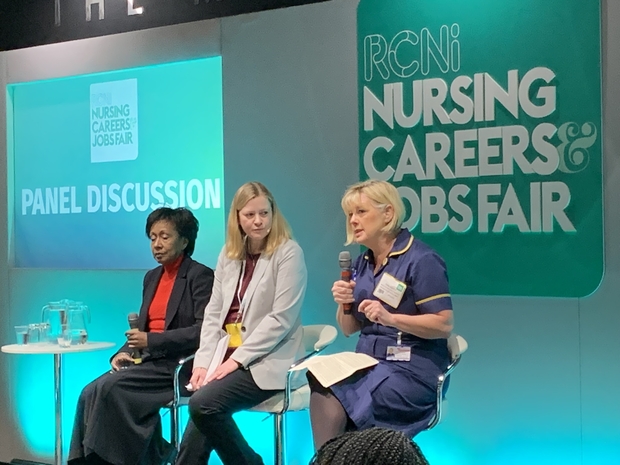 panel talk rcni nursing careers and jobs fair 
